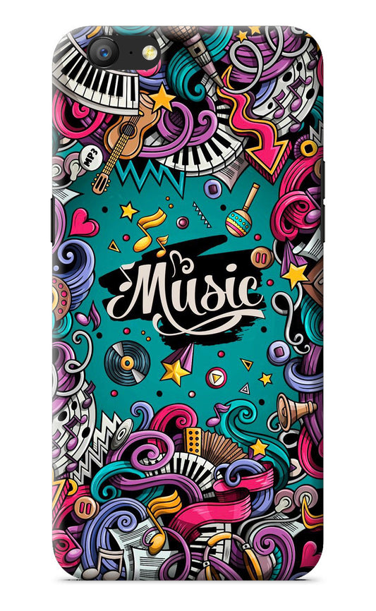 Music Graffiti Oppo A57 Back Cover