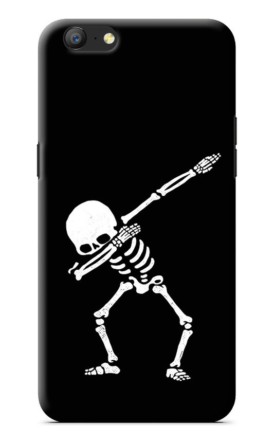 Dabbing Skeleton Art Oppo A57 Back Cover