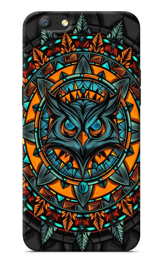 Angry Owl Art Oppo A57 Back Cover