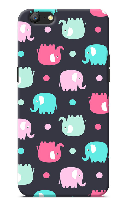 Elephants Oppo A57 Back Cover