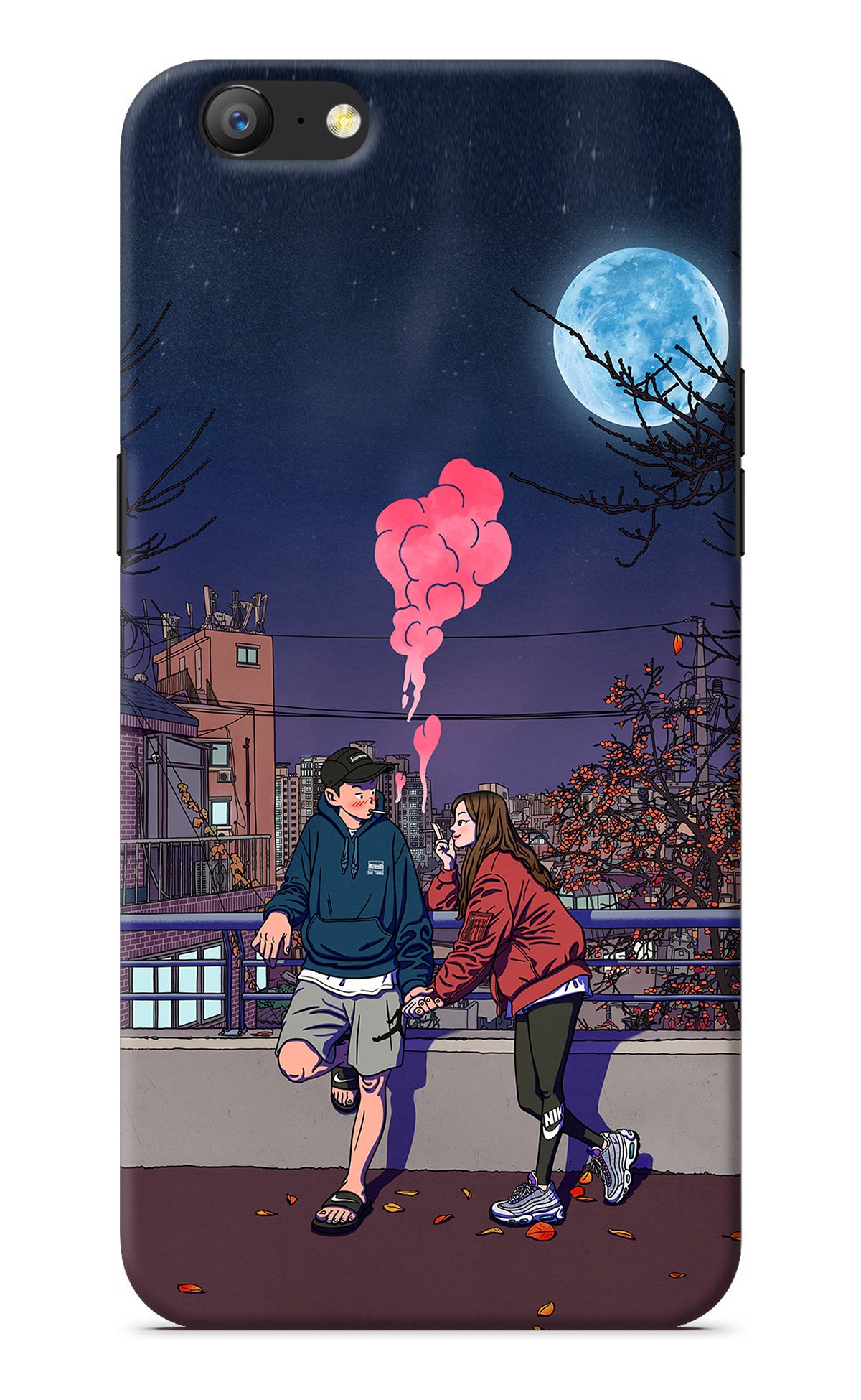 Chilling Couple Oppo A57 Back Cover