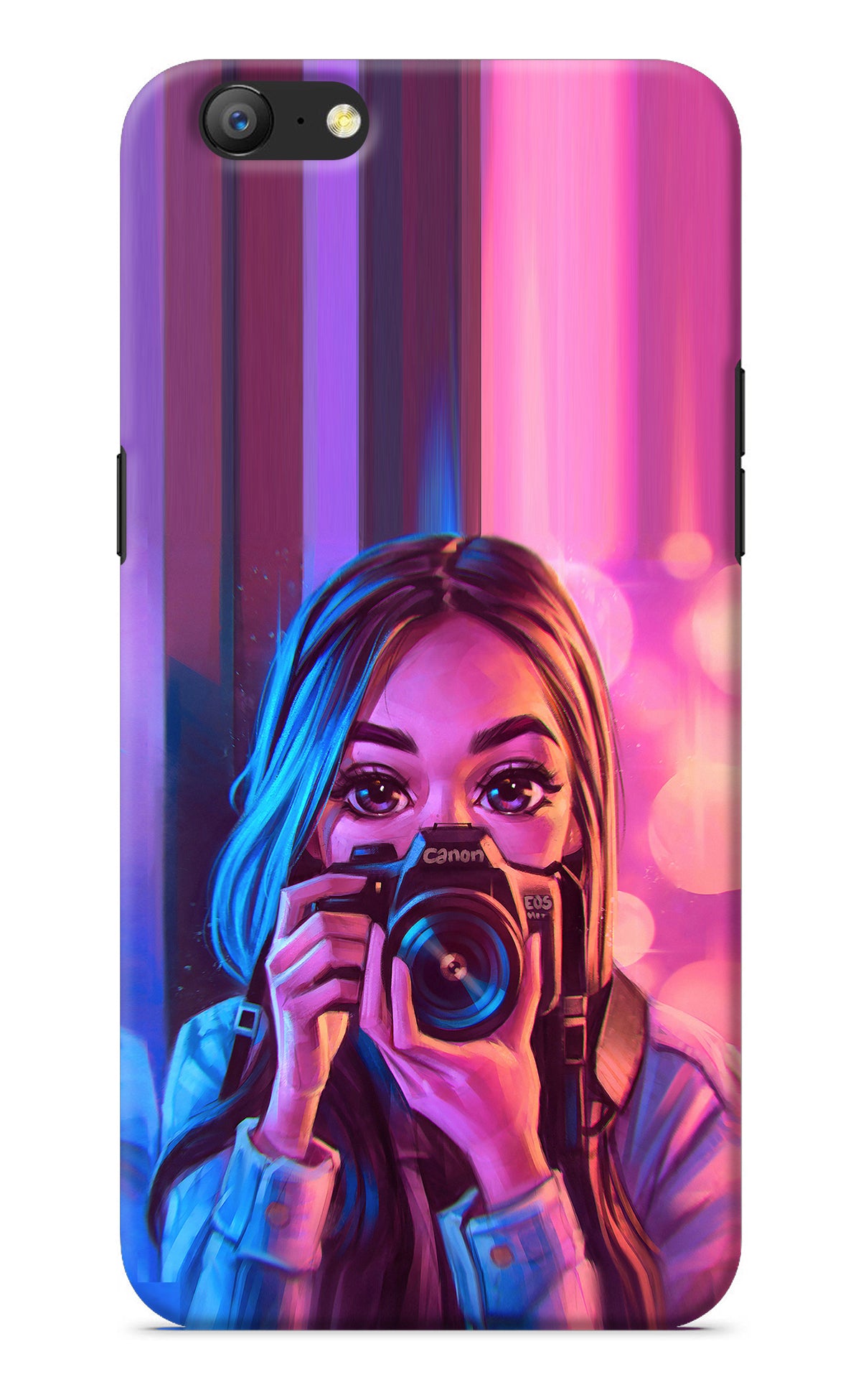 Girl Photographer Oppo A57 Back Cover