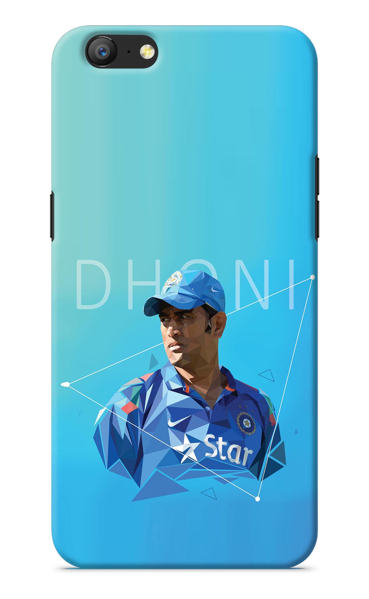 Dhoni Artwork Oppo A57 Back Cover