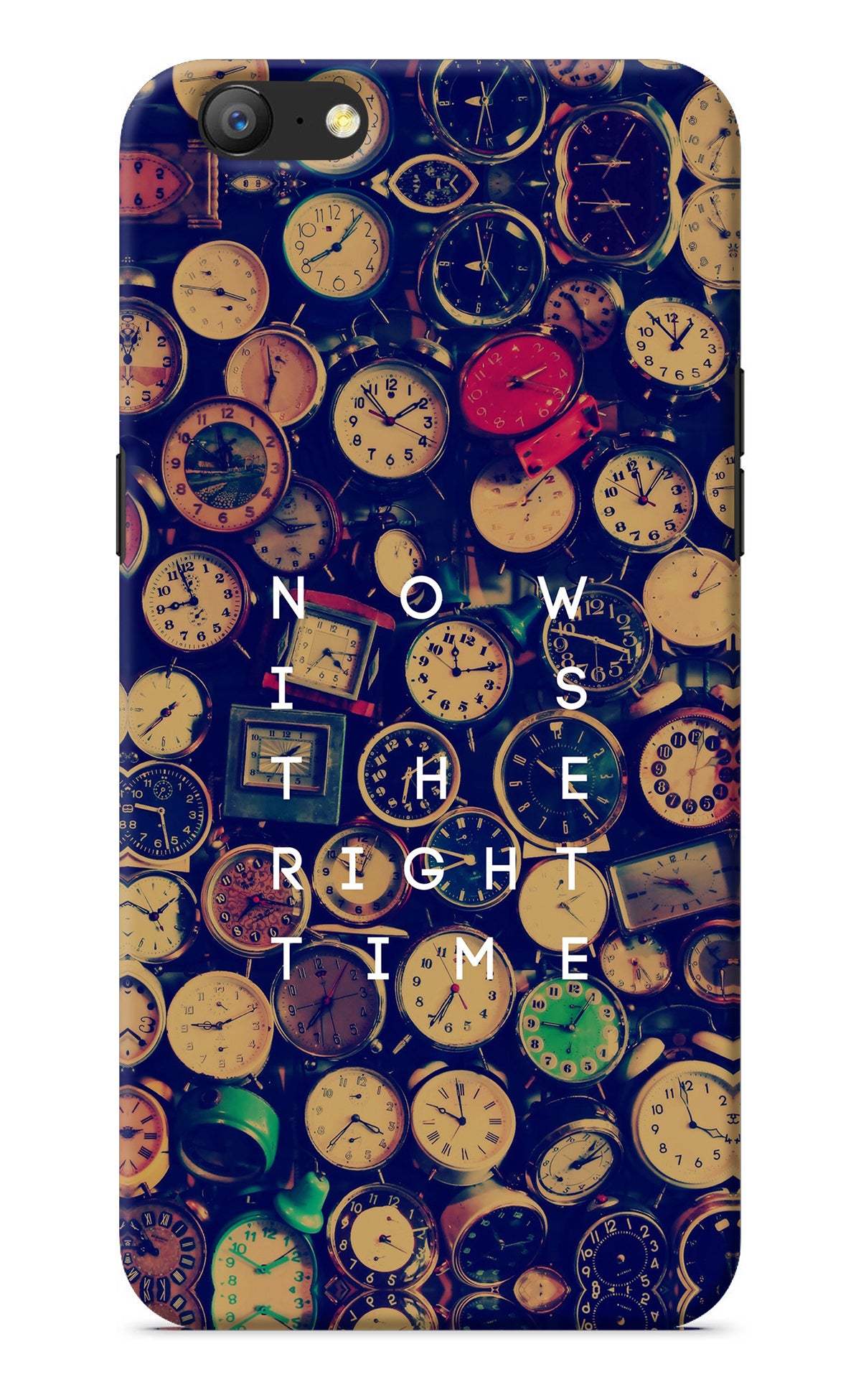 Now is the Right Time Quote Oppo A57 Back Cover