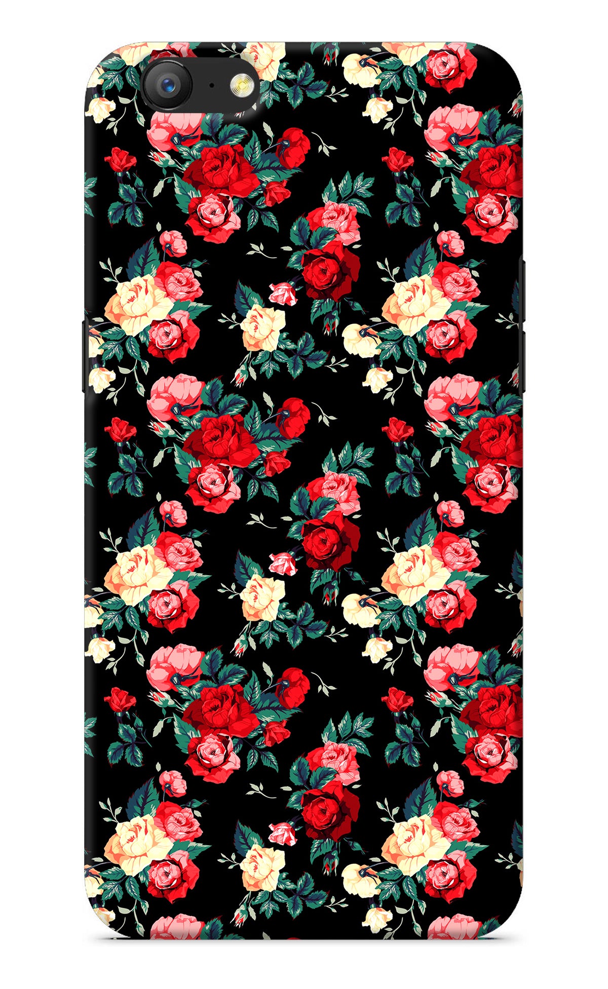 Rose Pattern Oppo A57 Back Cover