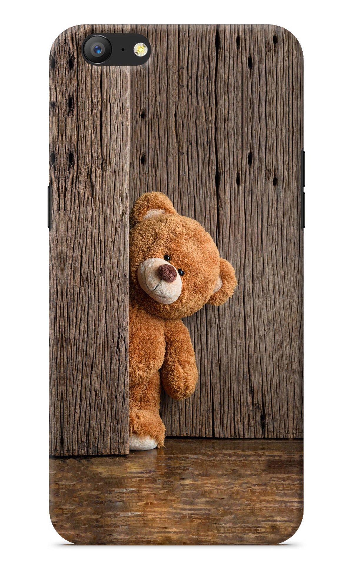 Teddy Wooden Oppo A57 Back Cover