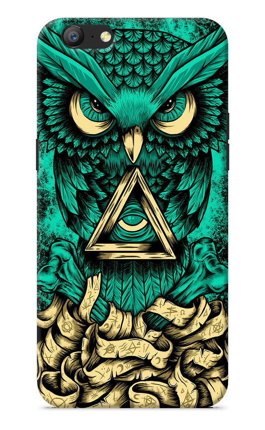 Green Owl Oppo A57 Back Cover