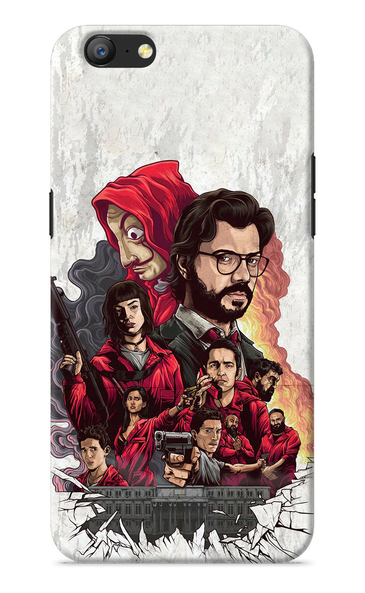 Money Heist Artwork Oppo A57 Back Cover