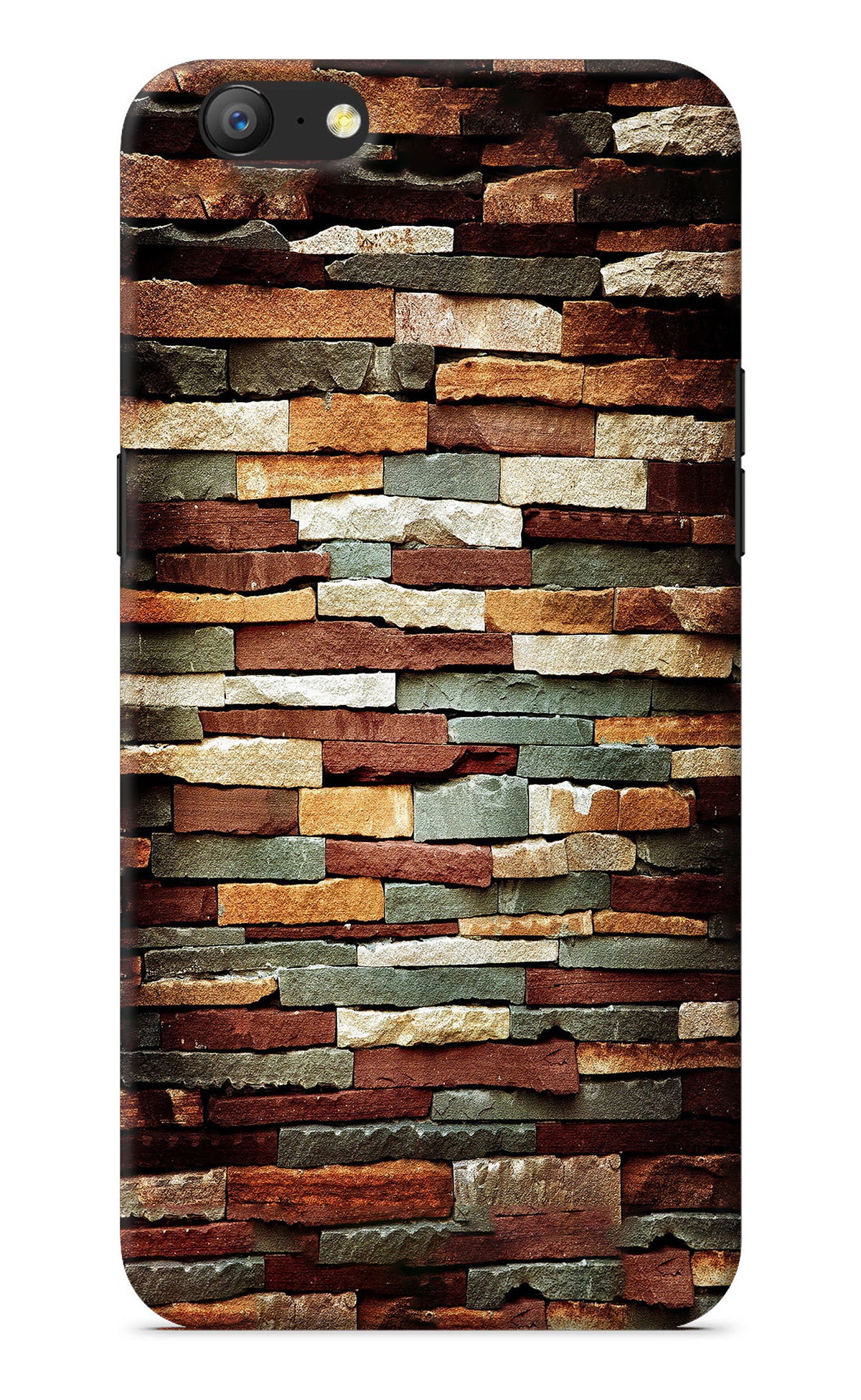 Bricks Pattern Oppo A57 Back Cover