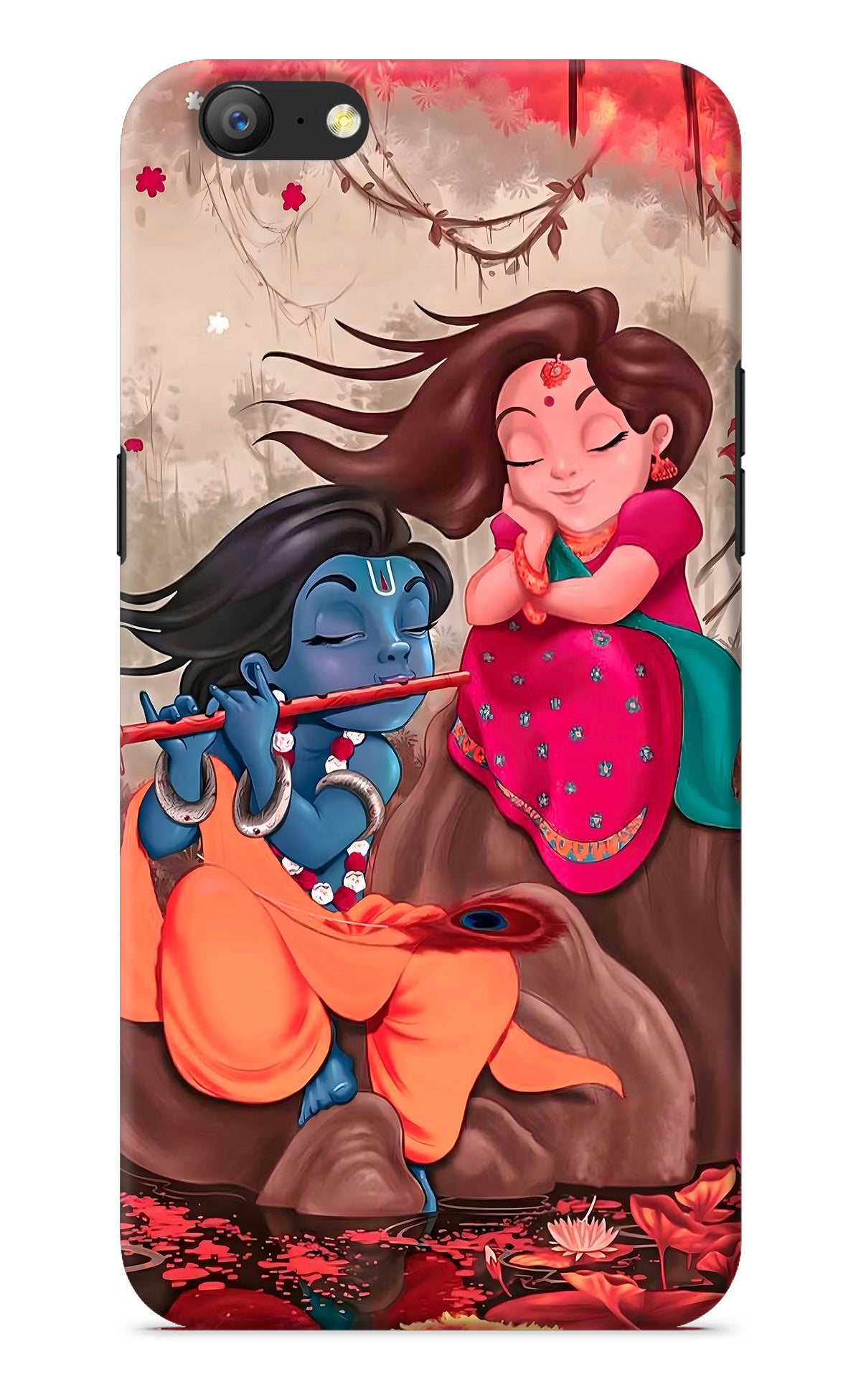 Radhe Krishna Oppo A57 Back Cover