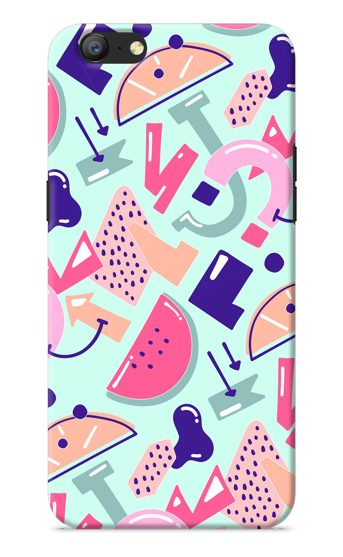 Doodle Pattern Oppo A57 Back Cover