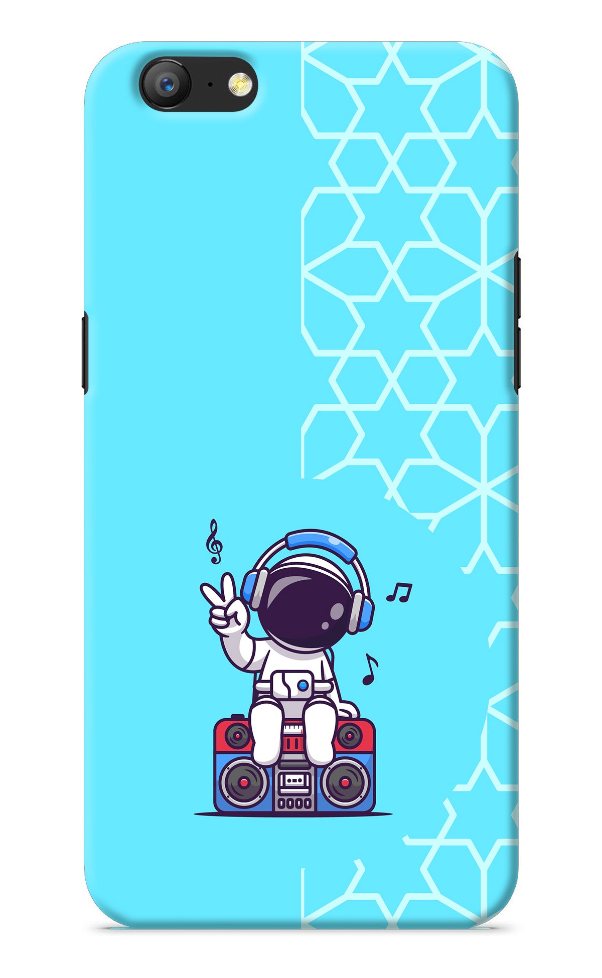 Cute Astronaut Chilling Oppo A57 Back Cover