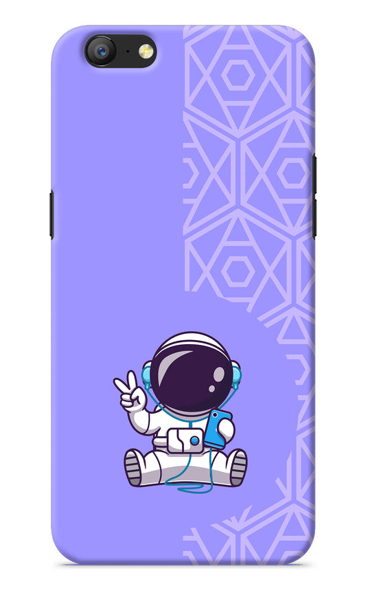 Cute Astronaut Chilling Oppo A57 Back Cover