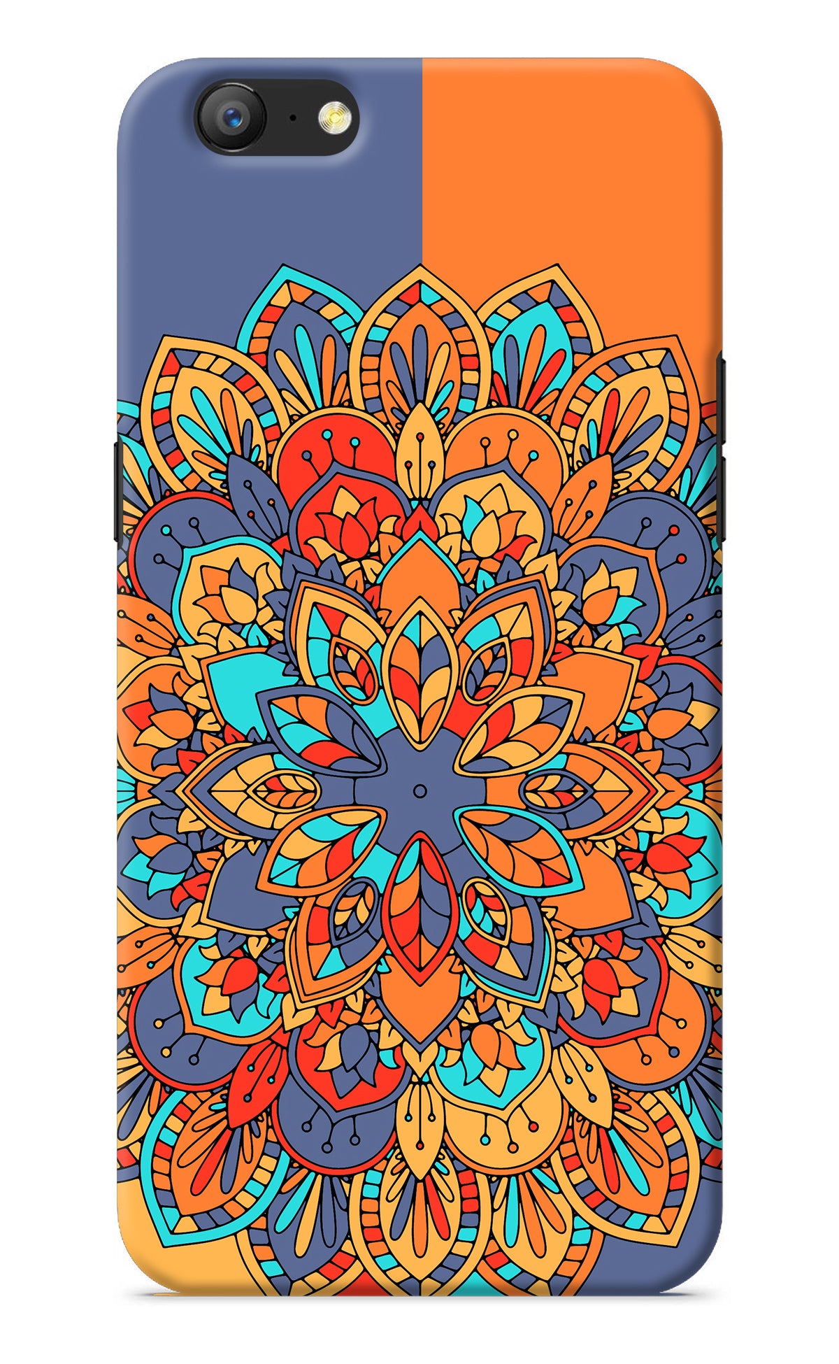 Color Mandala Oppo A57 Back Cover