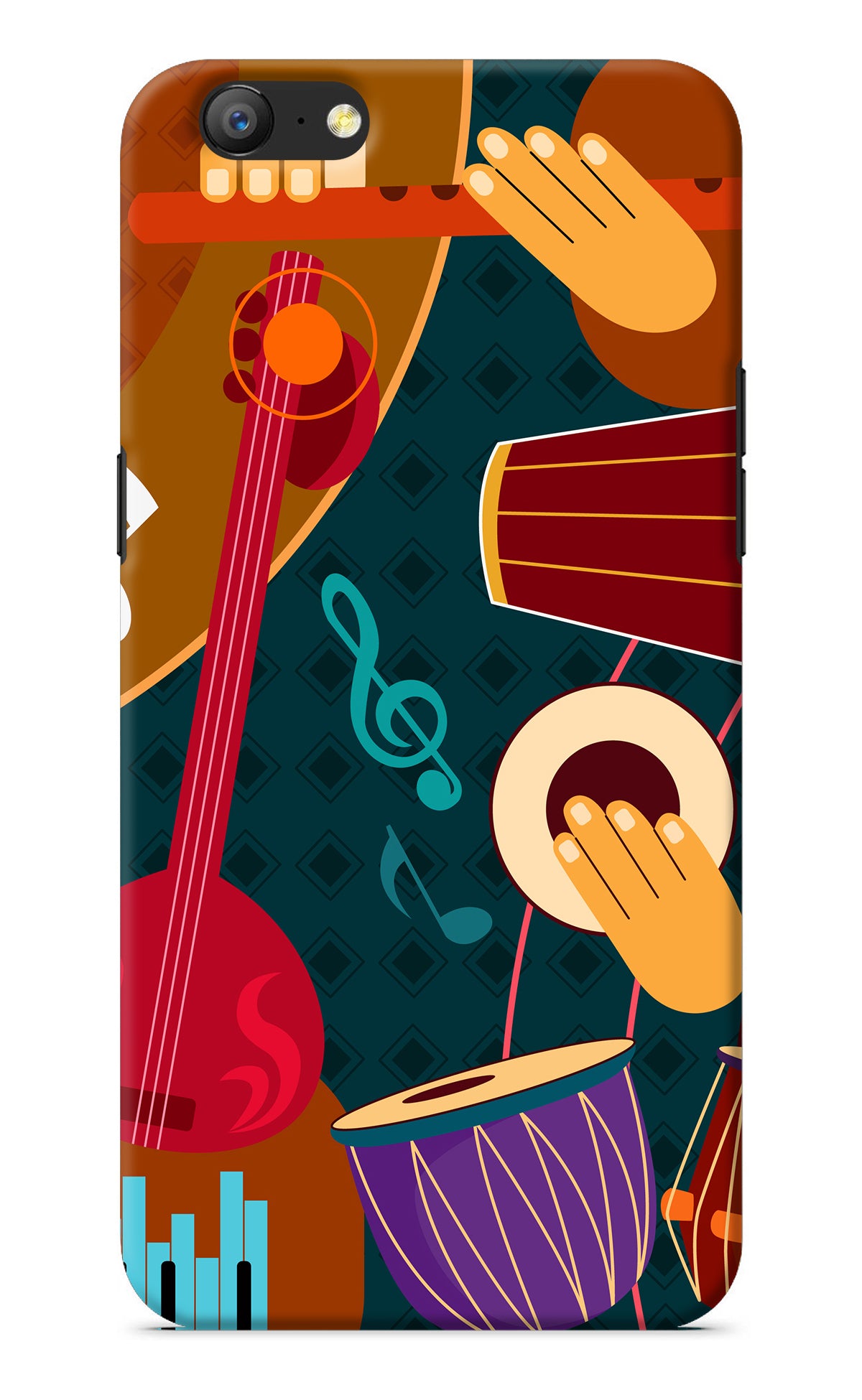 Music Instrument Oppo A57 Back Cover