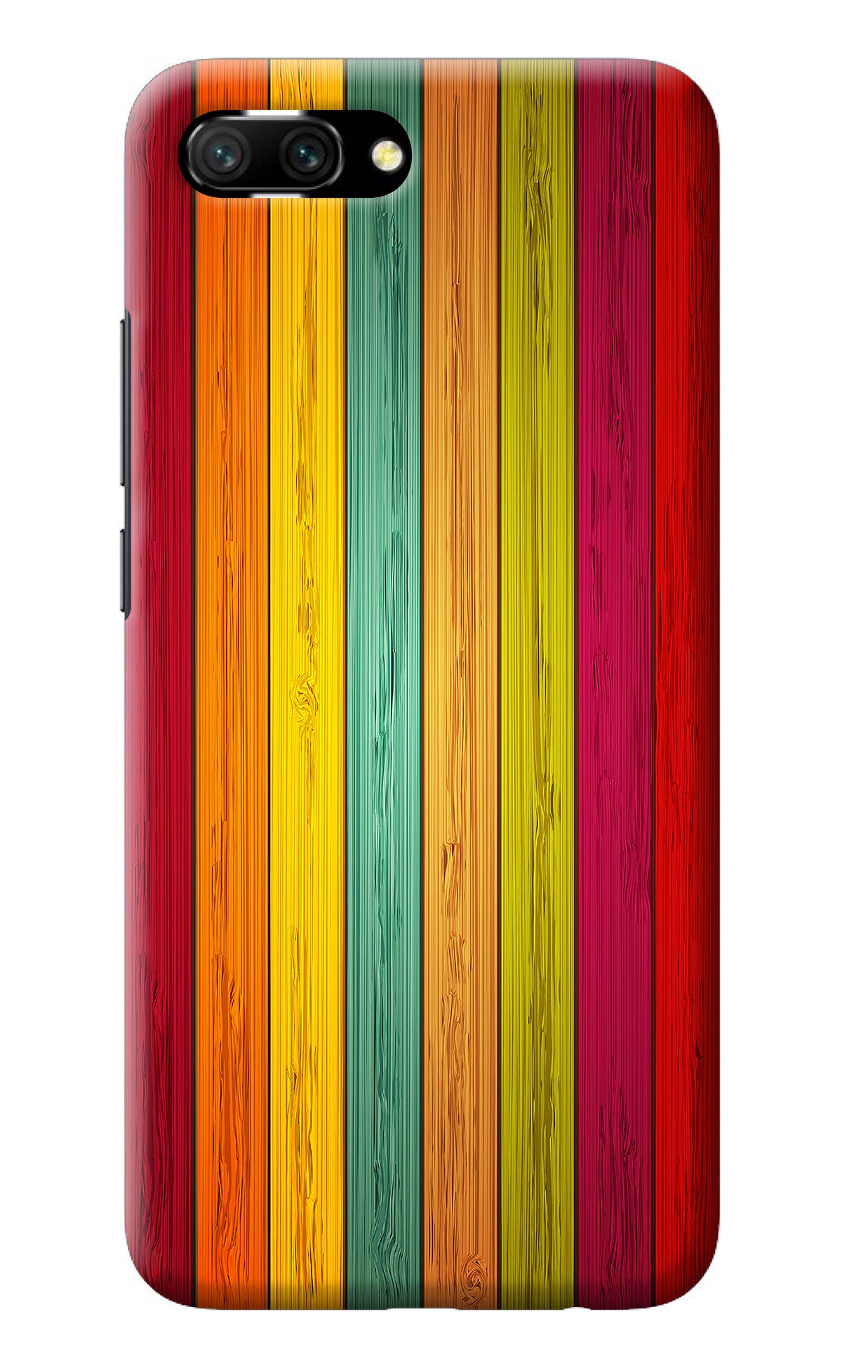 Multicolor Wooden Honor 10 Back Cover