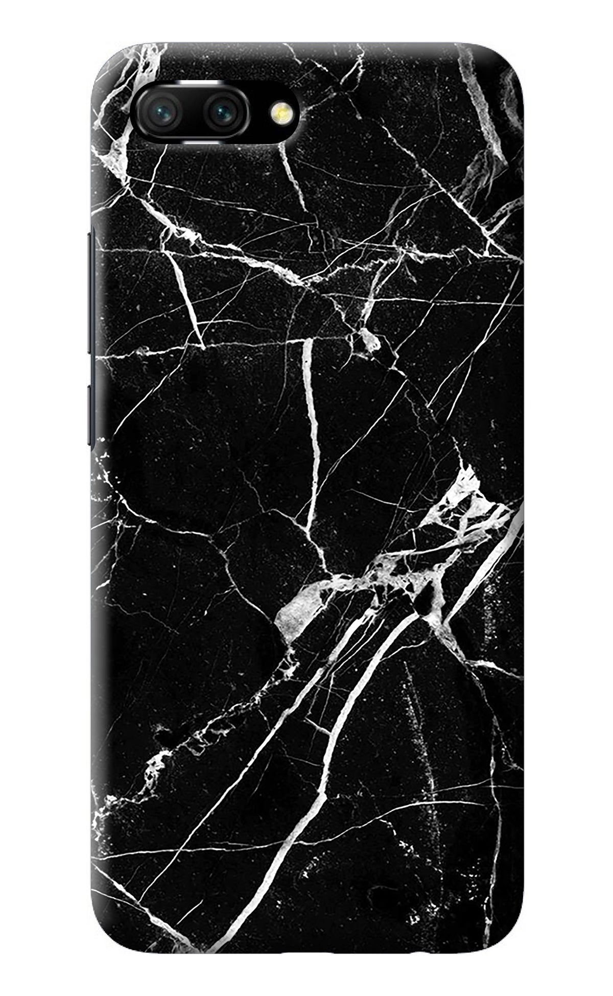 Black Marble Pattern Honor 10 Back Cover