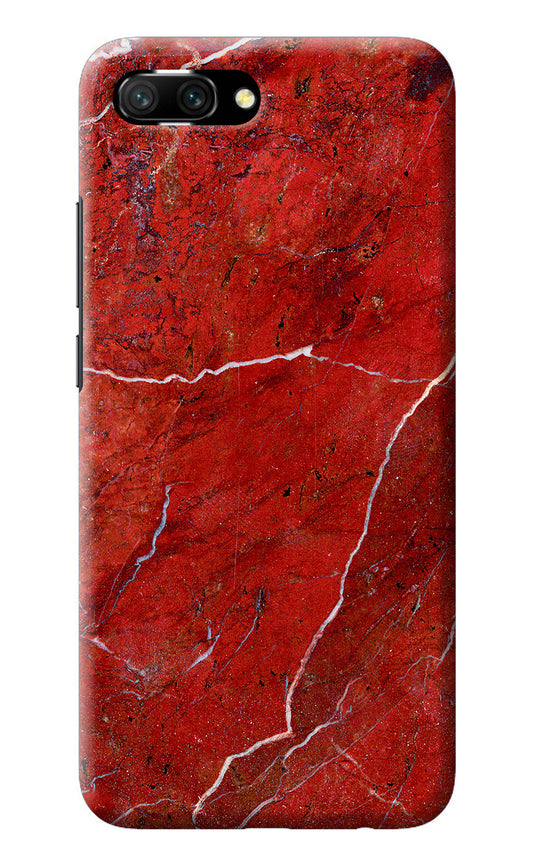 Red Marble Design Honor 10 Back Cover