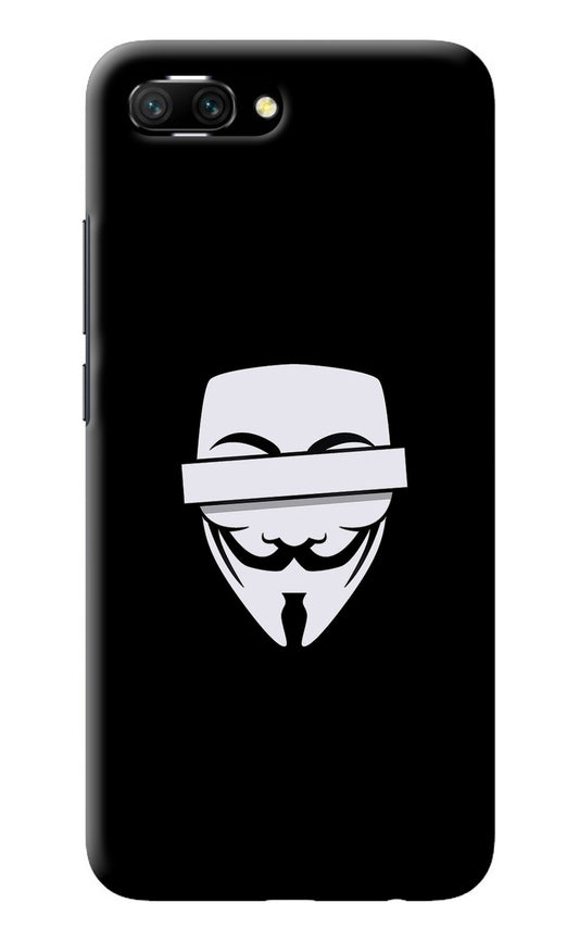 Anonymous Face Honor 10 Back Cover