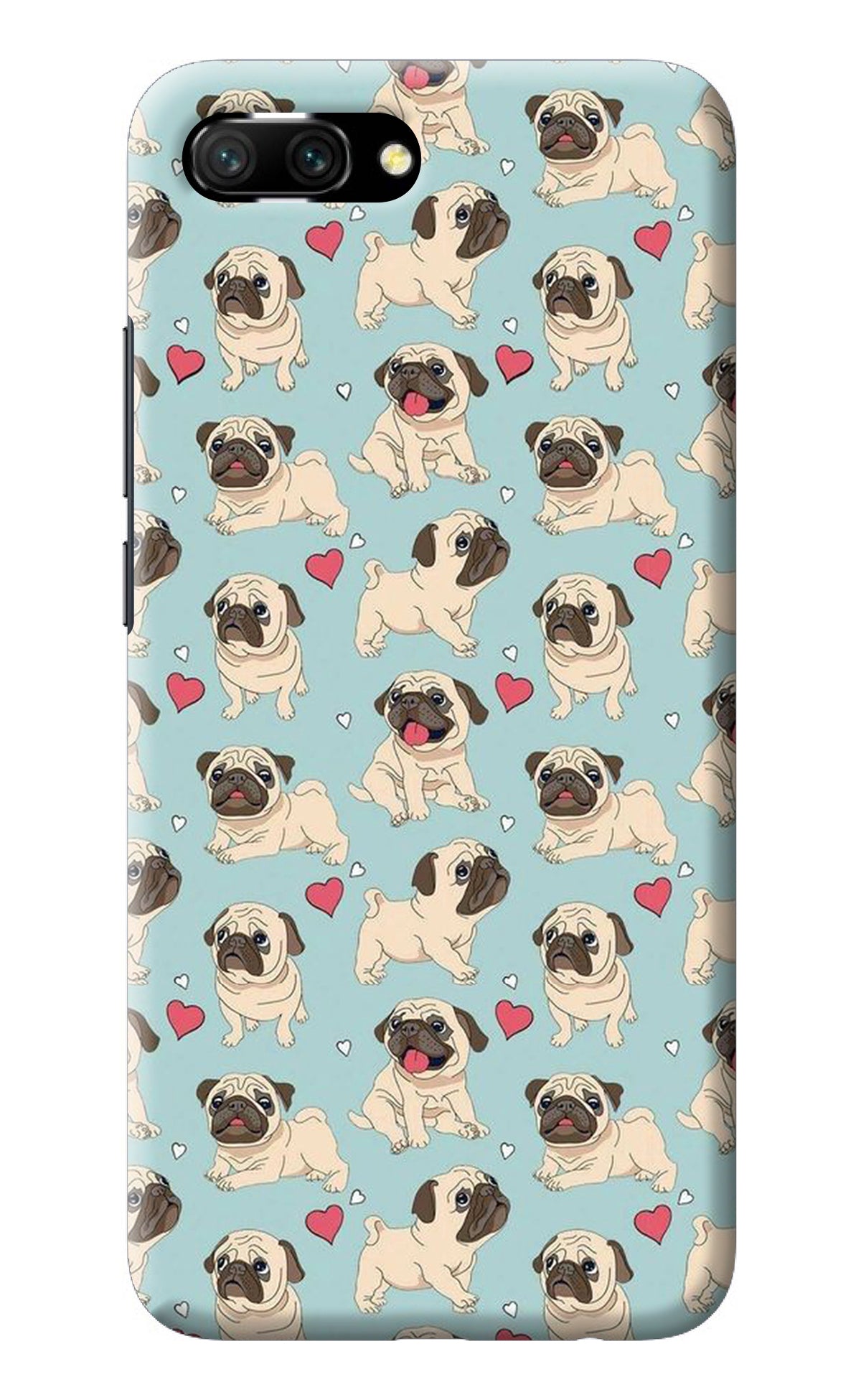 Pug Dog Honor 10 Back Cover