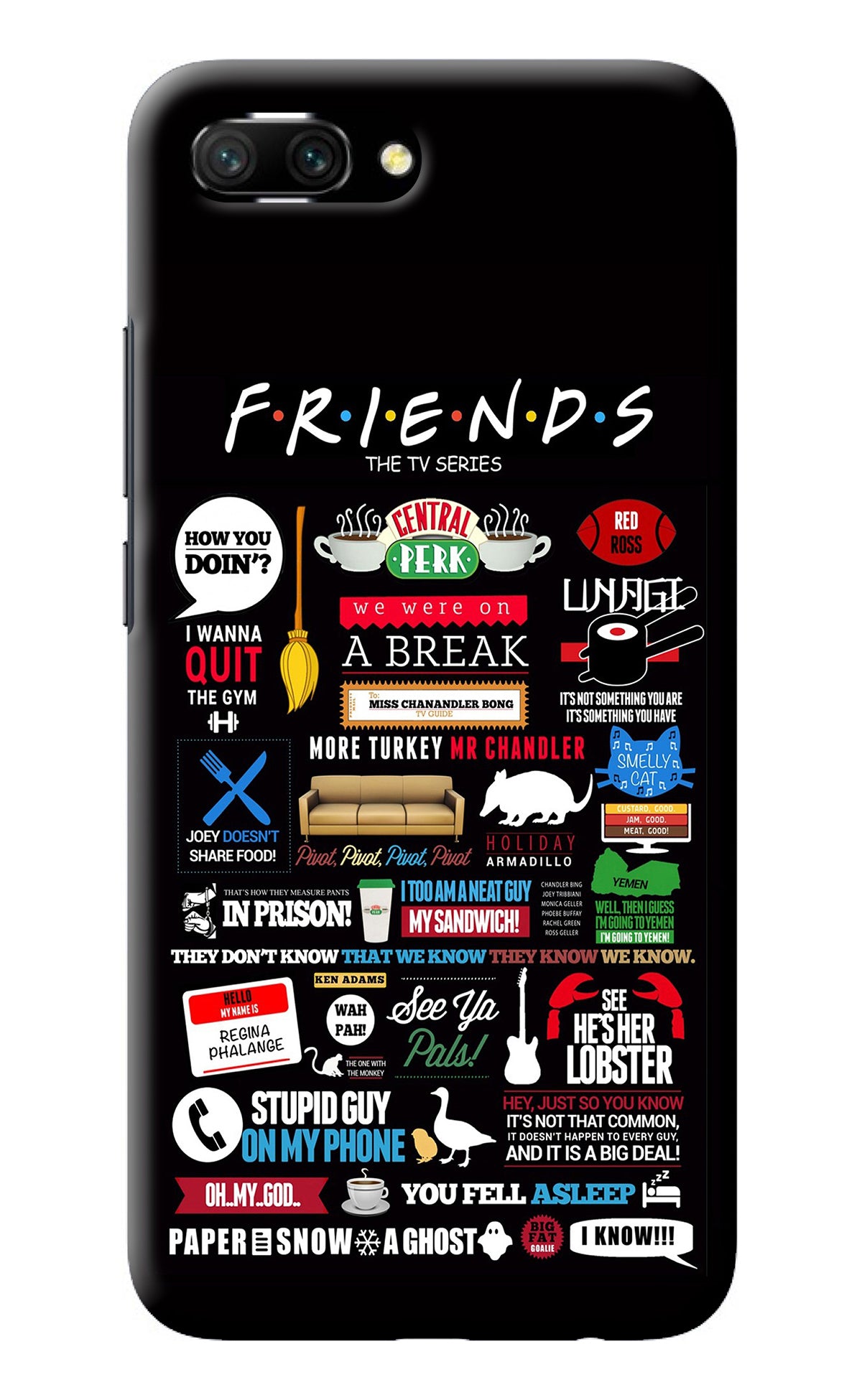 FRIENDS Honor 10 Back Cover