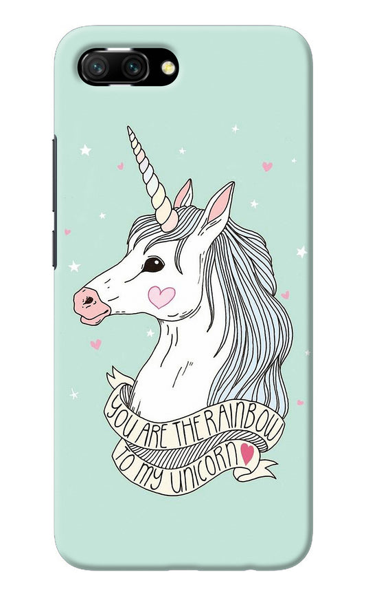 Unicorn Wallpaper Honor 10 Back Cover