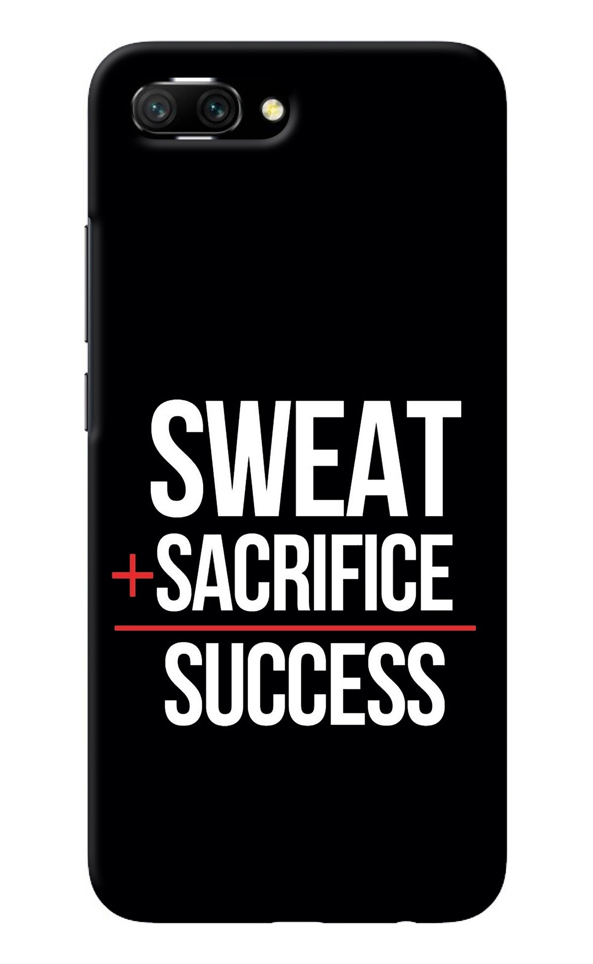 Sweat Sacrifice Success Honor 10 Back Cover