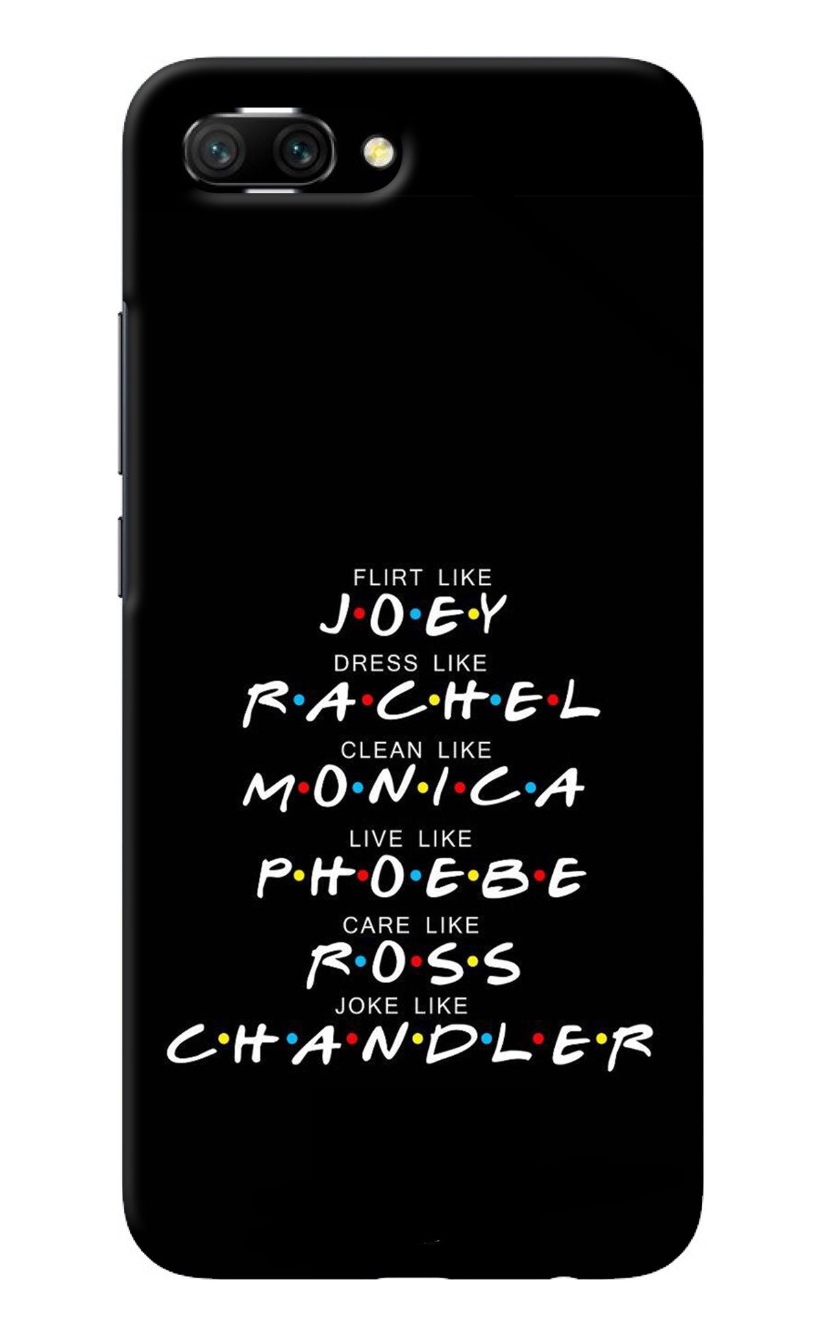 FRIENDS Character Honor 10 Back Cover