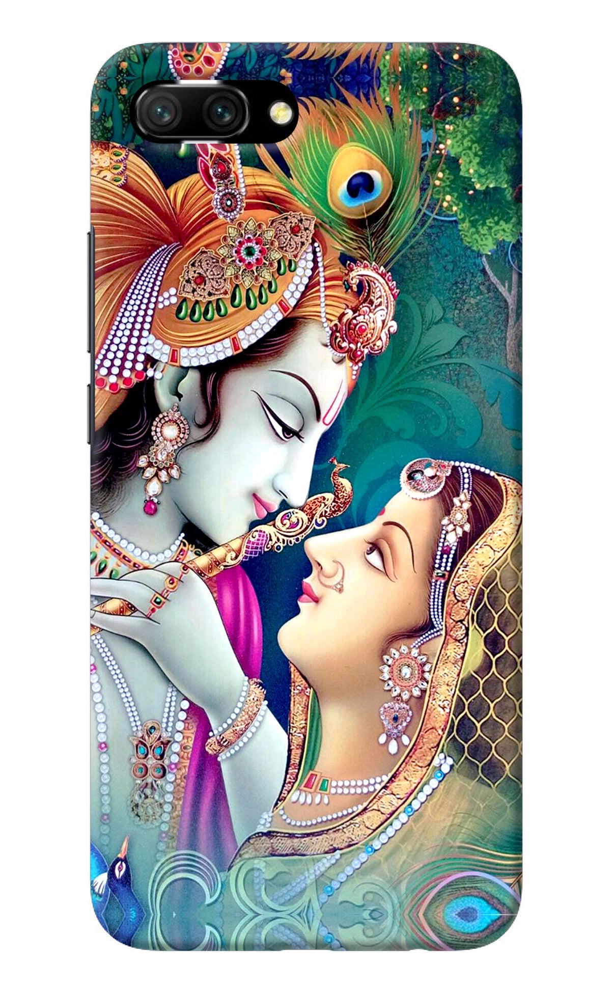 Lord Radha Krishna Honor 10 Back Cover