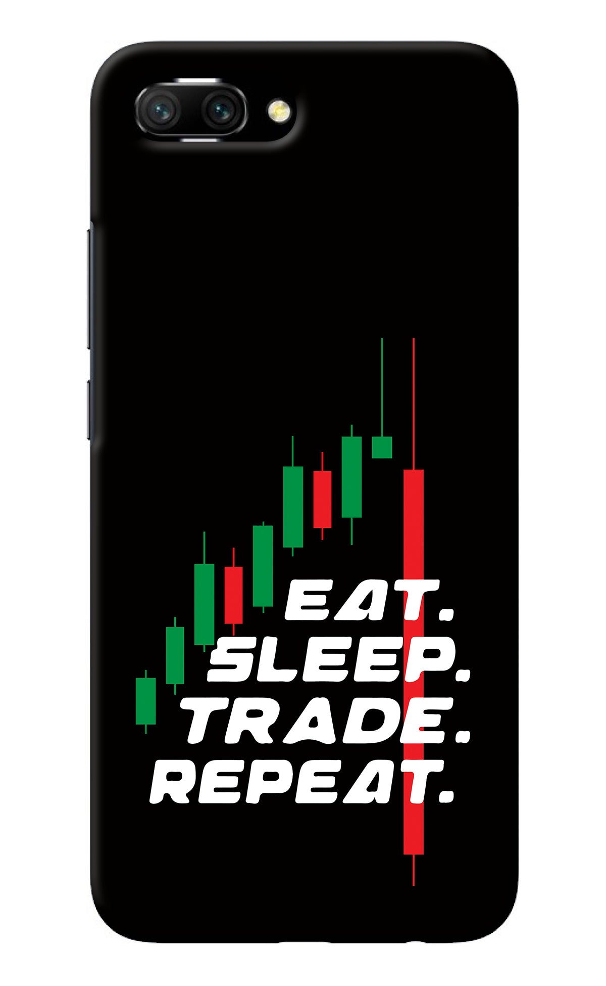 Eat Sleep Trade Repeat Honor 10 Back Cover