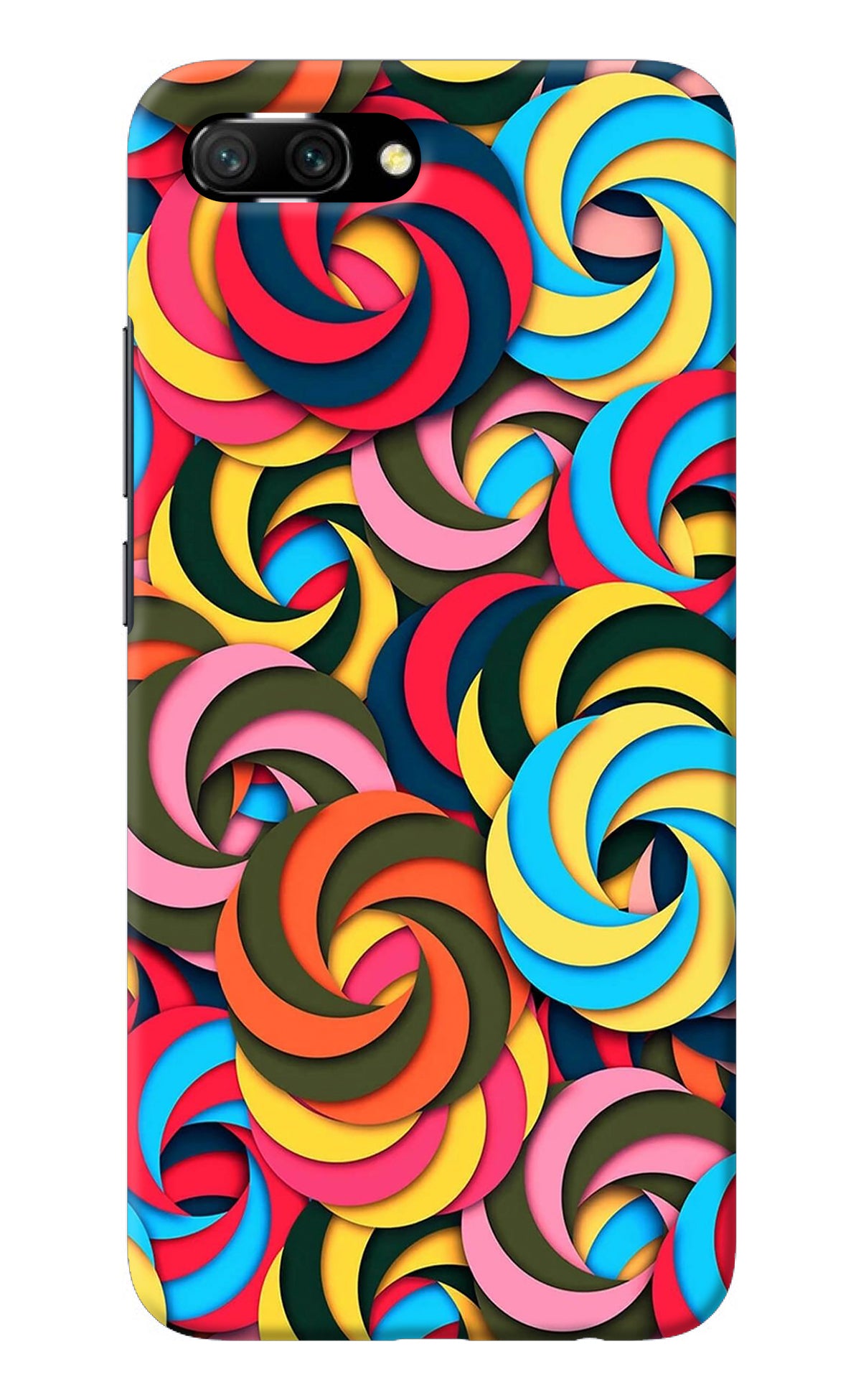 Spiral Pattern Honor 10 Back Cover