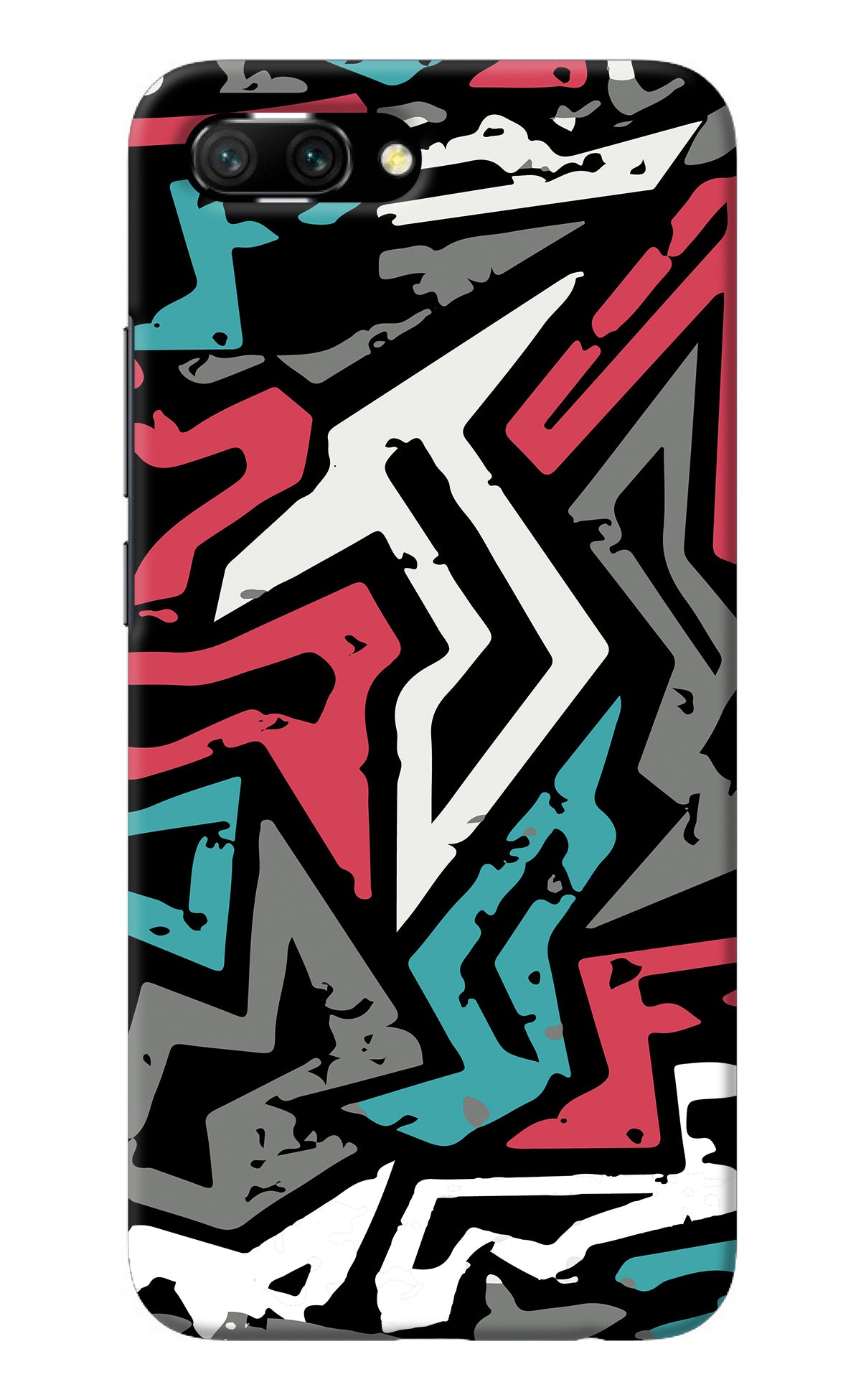 Geometric Graffiti Honor 10 Back Cover