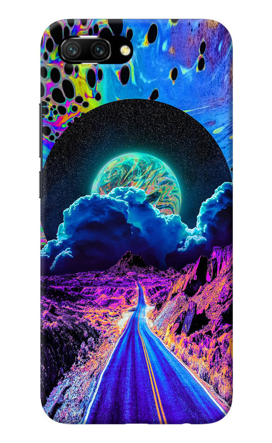 Psychedelic Painting Honor 10 Back Cover