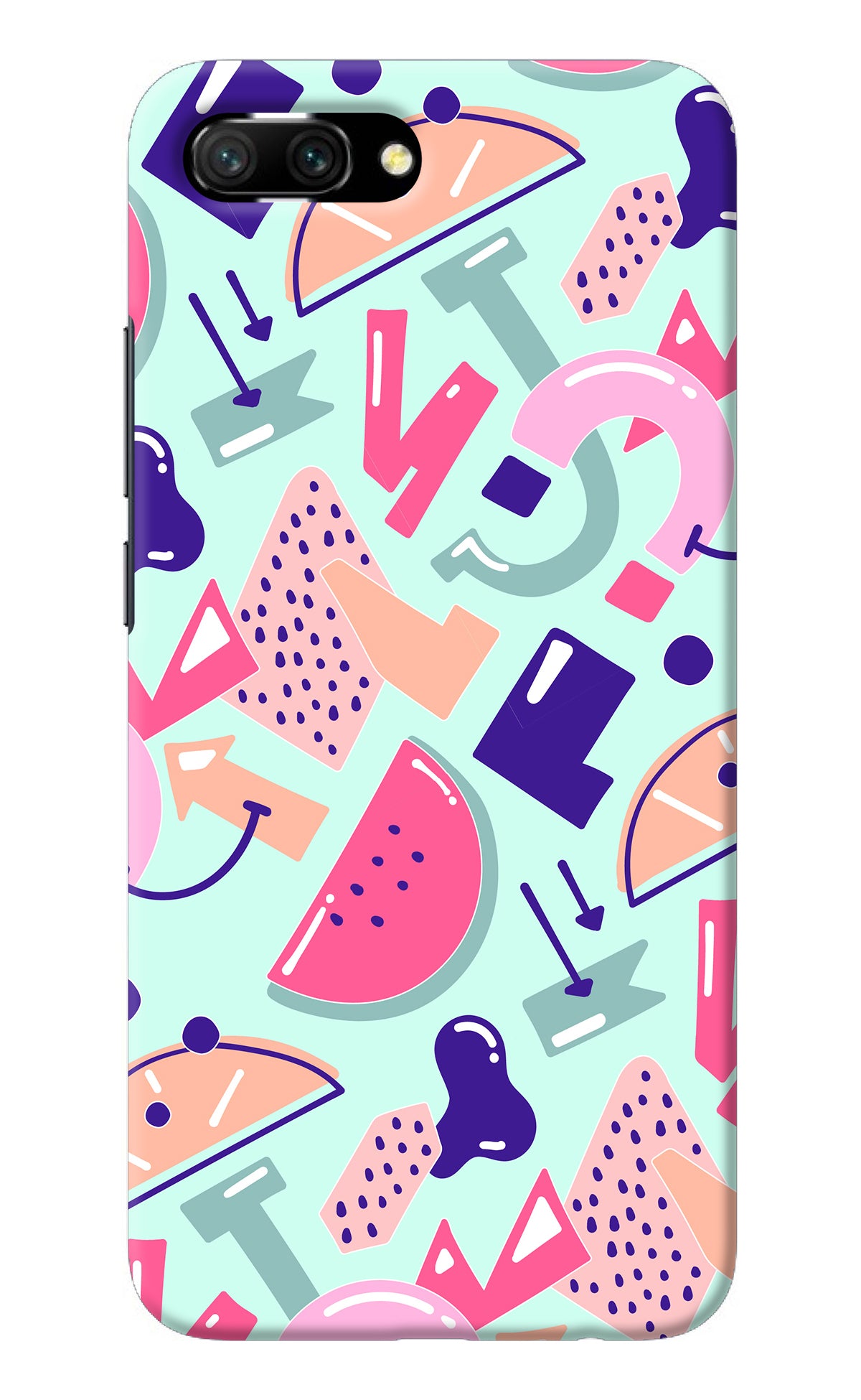 Doodle Pattern Honor 10 Back Cover