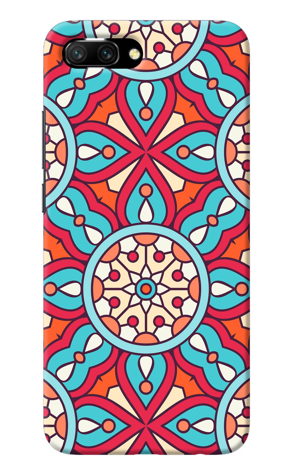 Mandala Geometric Honor 10 Back Cover