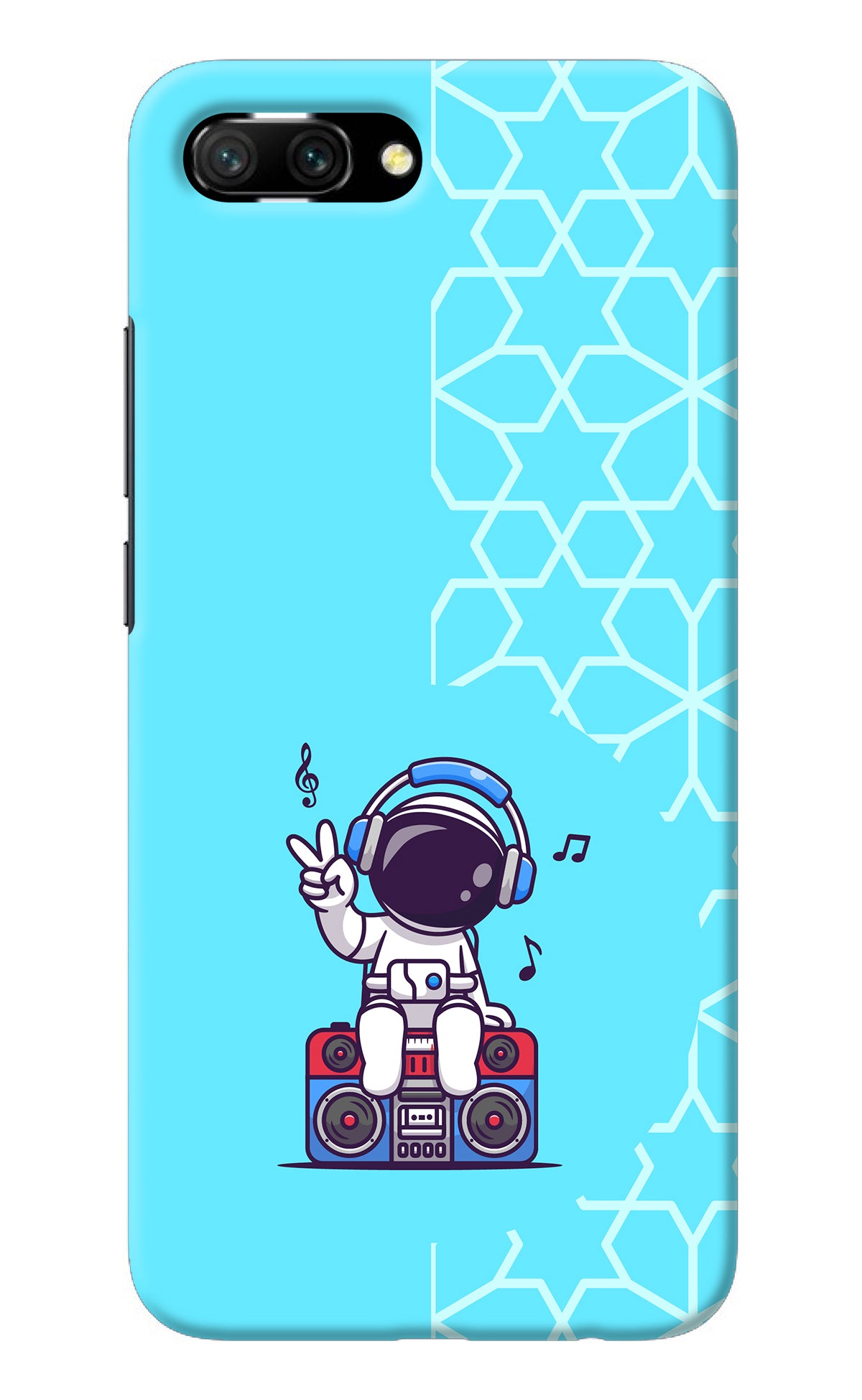 Cute Astronaut Chilling Honor 10 Back Cover