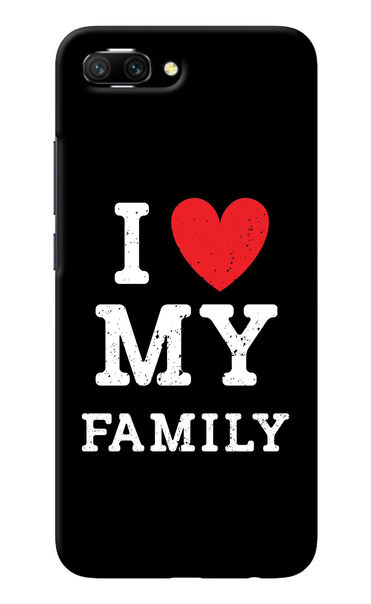 I Love My Family Honor 10 Back Cover