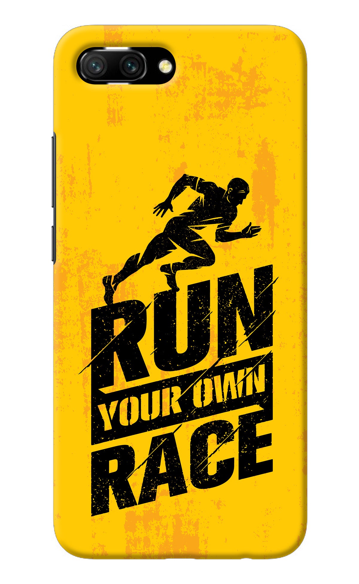 Run Your Own Race Honor 10 Back Cover