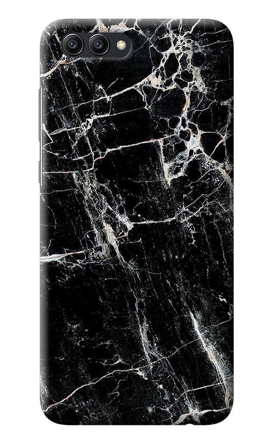 Black Marble Texture Honor View 10 Back Cover
