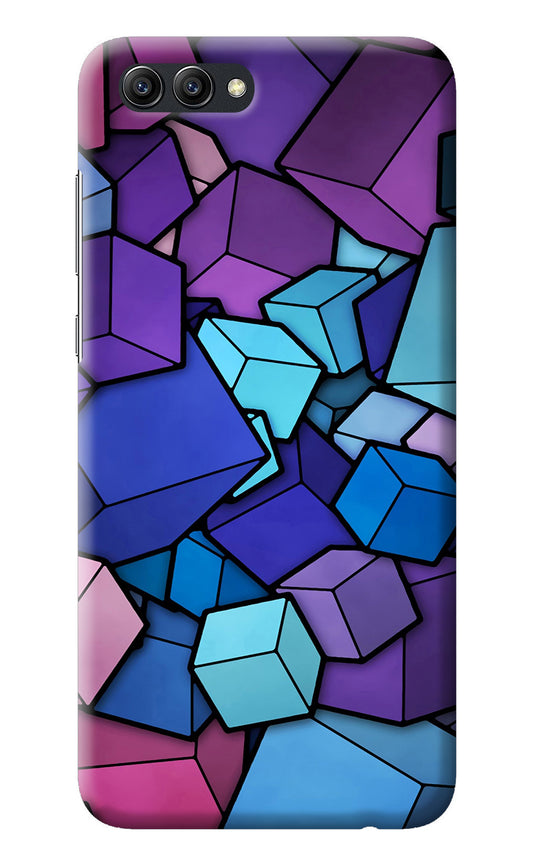 Cubic Abstract Honor View 10 Back Cover