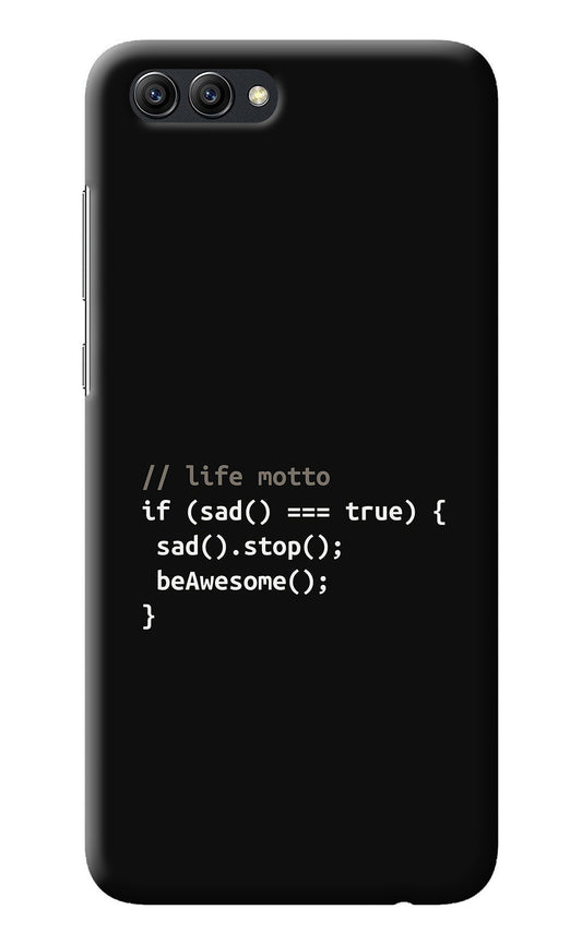Life Motto Code Honor View 10 Back Cover