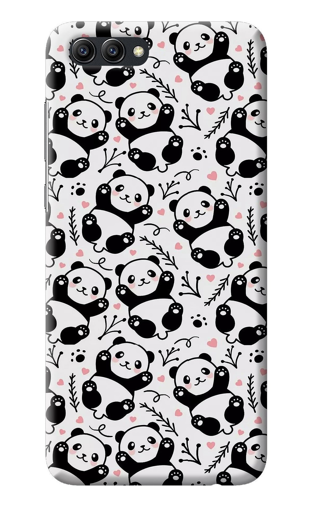 Cute Panda Honor View 10 Back Cover