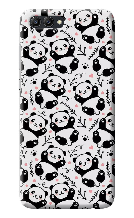 Cute Panda Honor View 10 Back Cover