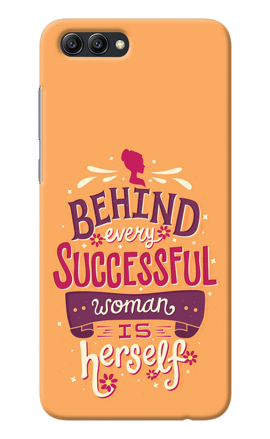 Behind Every Successful Woman There Is Herself Honor View 10 Back Cover