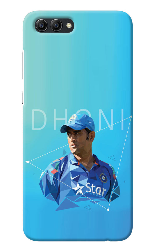 Dhoni Artwork Honor View 10 Back Cover