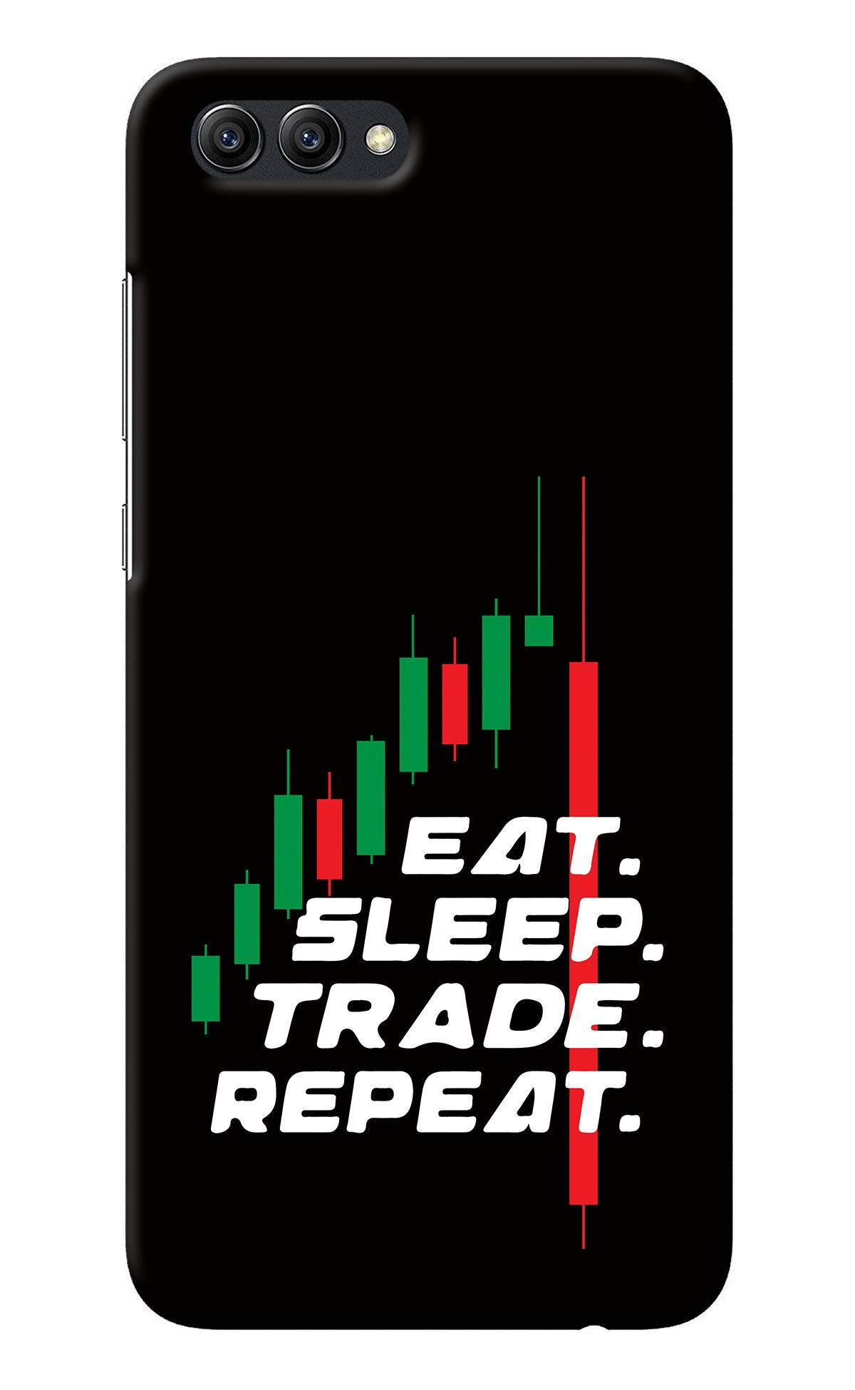 Eat Sleep Trade Repeat Honor View 10 Back Cover