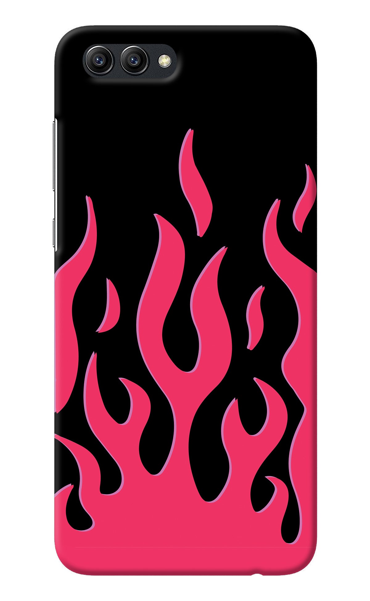 Fire Flames Honor View 10 Back Cover