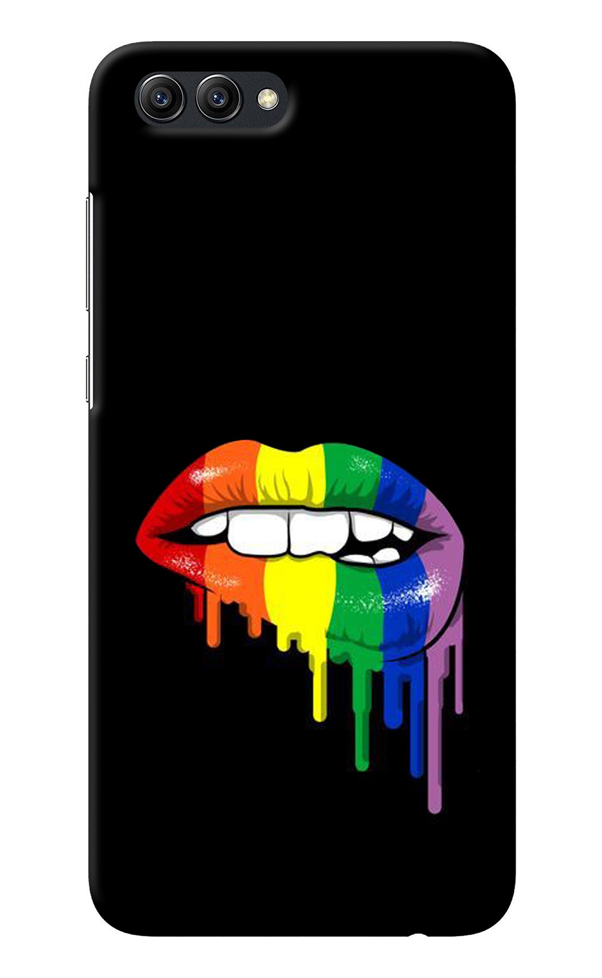 Lips Biting Honor View 10 Back Cover