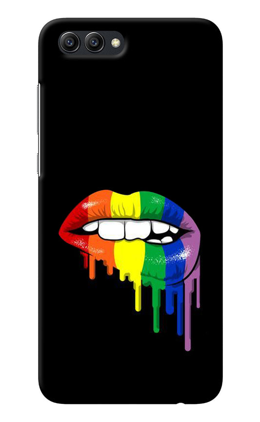 Lips Biting Honor View 10 Back Cover