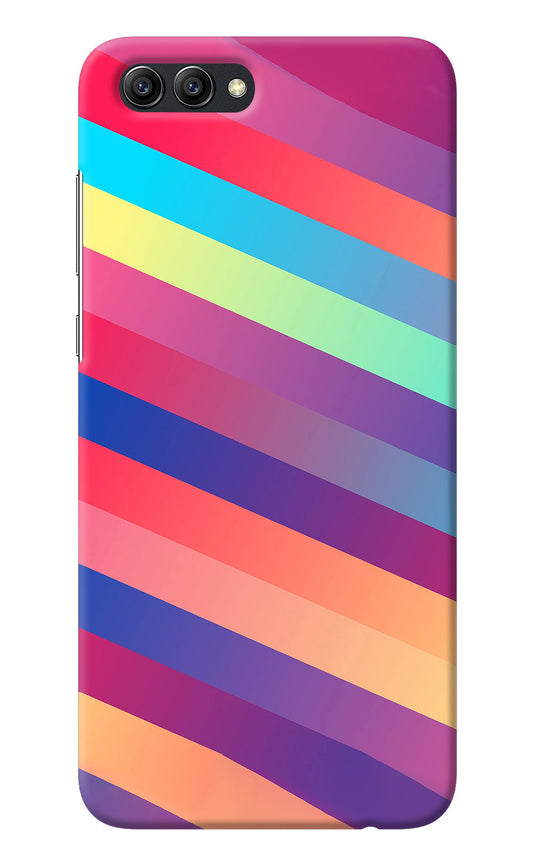 Stripes color Honor View 10 Back Cover